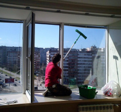 Мытье окон в однокомнатной квартире Сергач